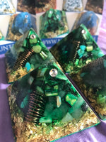 Load image into Gallery viewer, WEALTH &amp; PROSPERITY ORGONE, ORGONITE PYRAMID
