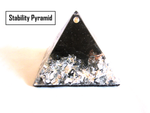 Load image into Gallery viewer, GROUNDING &amp; MENTAL STABILITY ORGONE, ORGONITE PYRAMID
