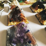 Load image into Gallery viewer, ANCESTRAL CALL, SPIRIT GUIDE ORGONE, ORGONITE PYRAMID
