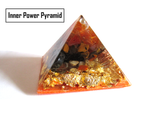Load image into Gallery viewer, SELF CONFIDENCE &amp; INNER POWER ORGONE, ORGONITE PYRAMID
