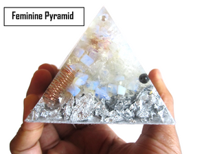 MYSTIC MOON ORGONE, ORGONITE PYRAMID