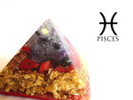 Load image into Gallery viewer, PISCES BIRTHSTONE PYRAMID - ZODIAC ORGONE, ORGONITE
