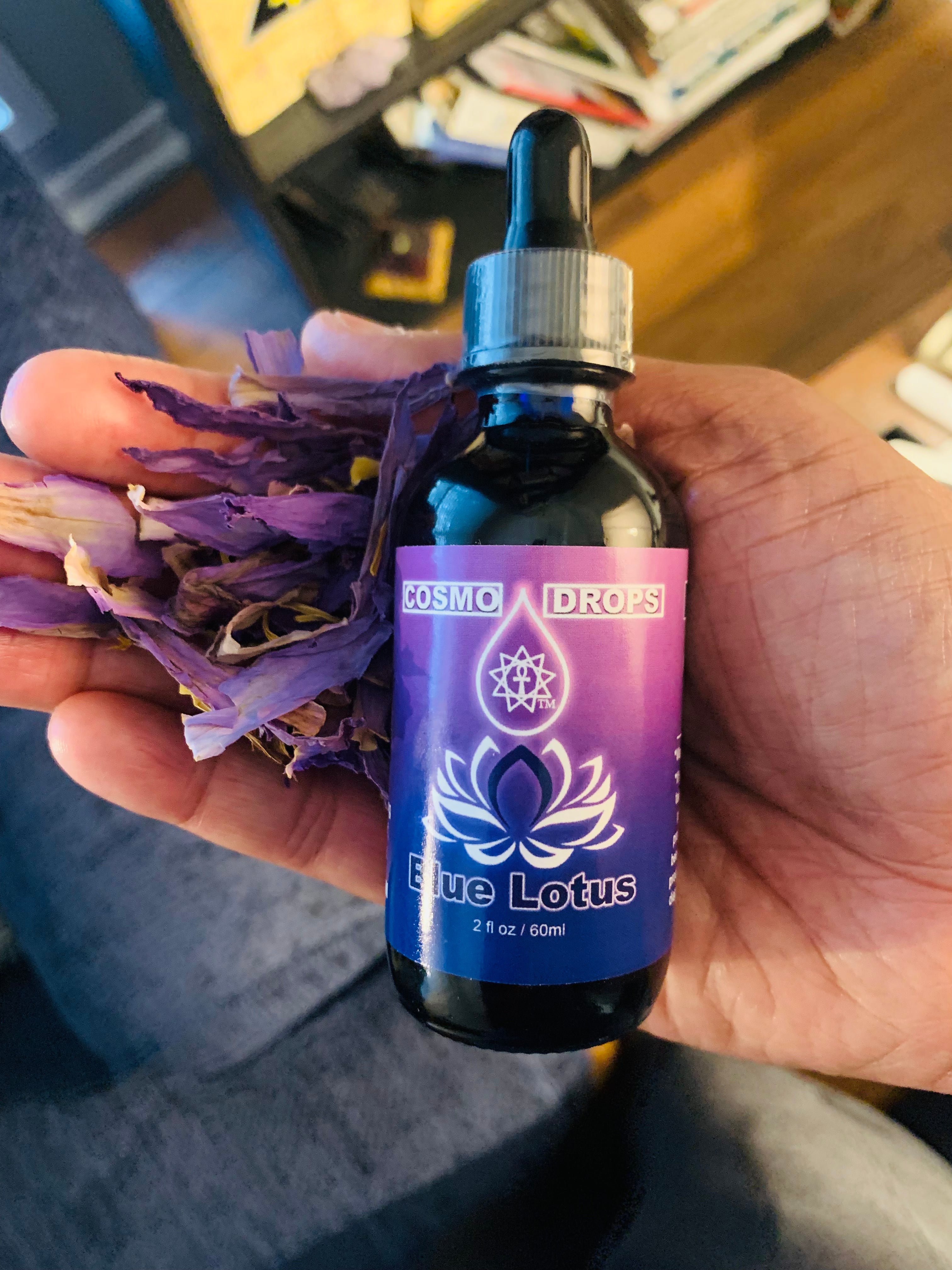 Sacred Egyptian Blue Lotus | Tincture Vegan Drops | 2oz. |Charged with Orgone Chi Life Force