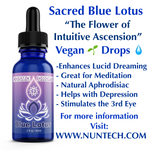 Load image into Gallery viewer, Sacred Egyptian Blue Lotus | Tincture Vegan Drops | 2oz. |Charged with Orgone Chi Life Force
